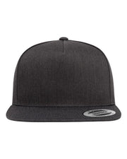 Five-Panel Cotton Twill Snapback Cap
