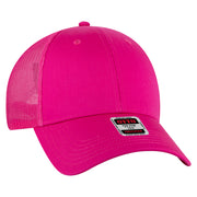 OTTO OTTO CAP® 6 Panel Low Profile Mesh Back Trucker Hat