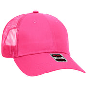 OTTO OTTO CAP® 6 Panel Low Profile Mesh Back Trucker Hat
